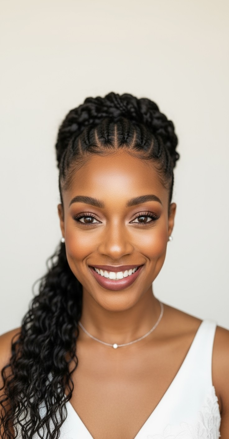 After Wedding Hair Updo Ponytail